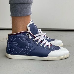 Gucci High Top Vintage Sneakers